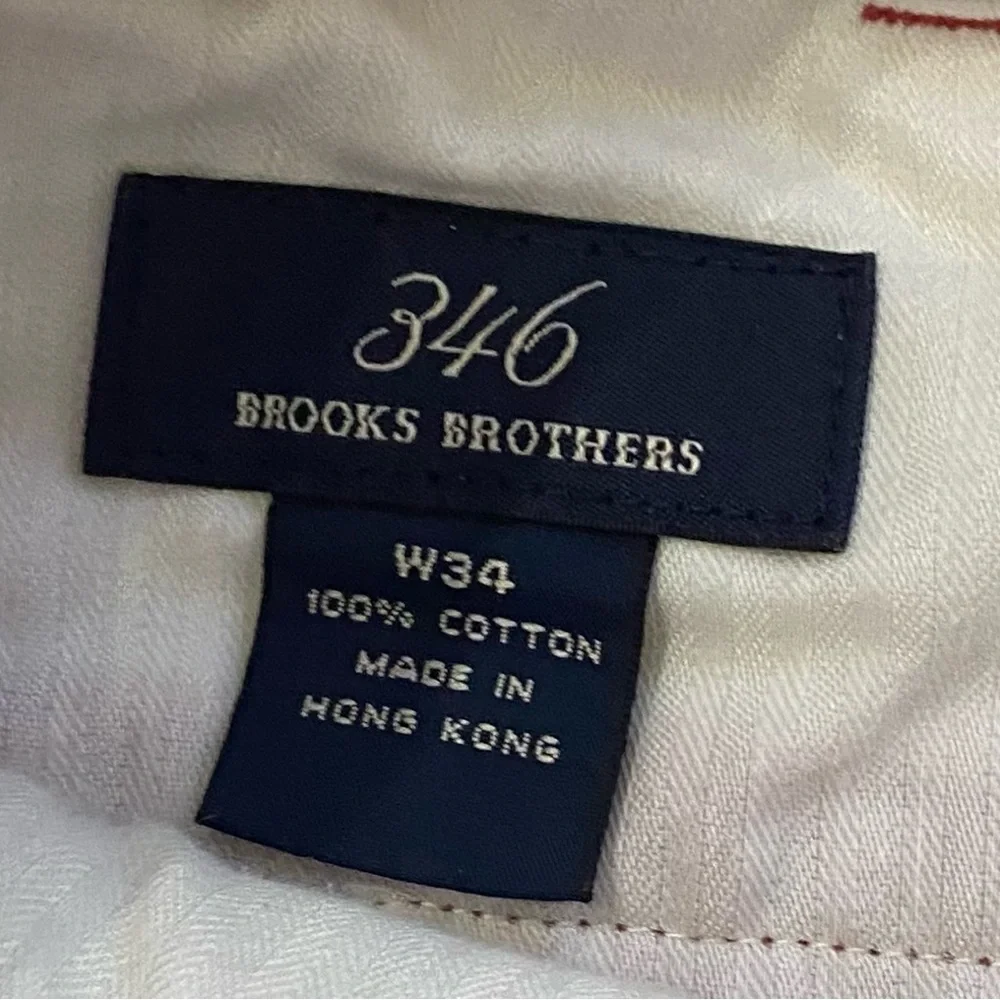 Brooks Brothers 346‎ Men’s Sz 34 Red Cotton Embroidered Crab Bermuda Shorts